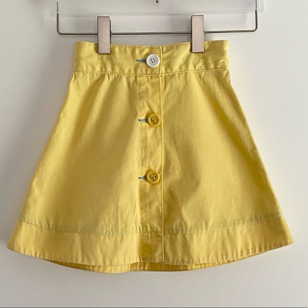 Crewcuts A-line yellow skirt